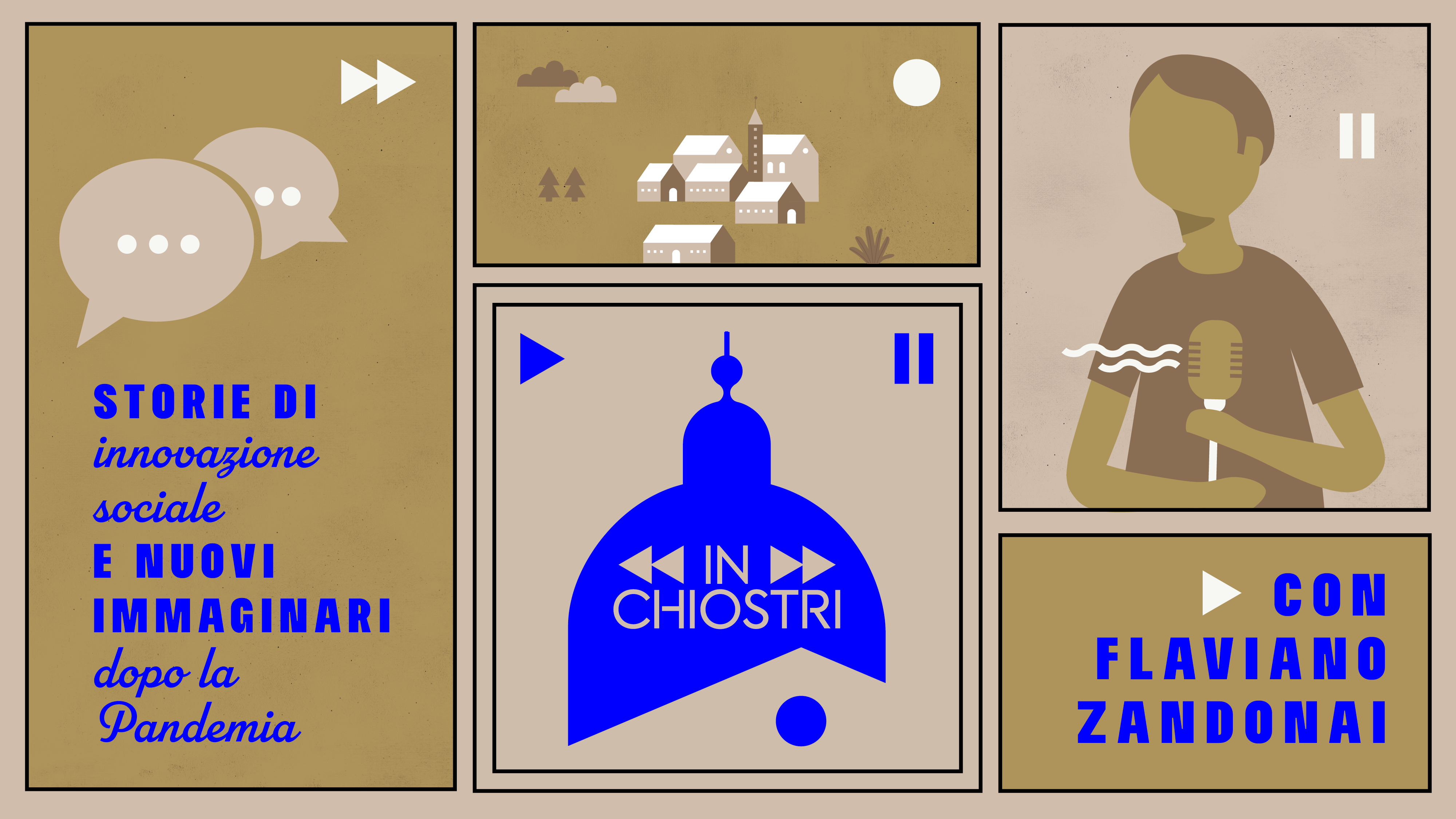 IN CHIOSTRI, il primo podcast dei Chiostri di San Pietro